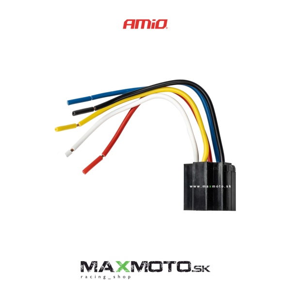 Univerzálne relé s kockou a káblami AMIO